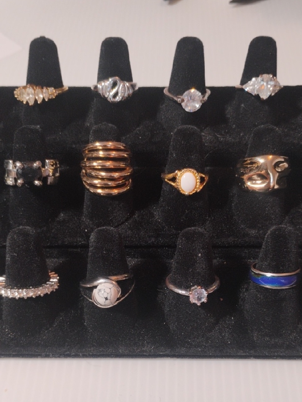 12 Rings All Between Size 6 And 7 For One Low Price